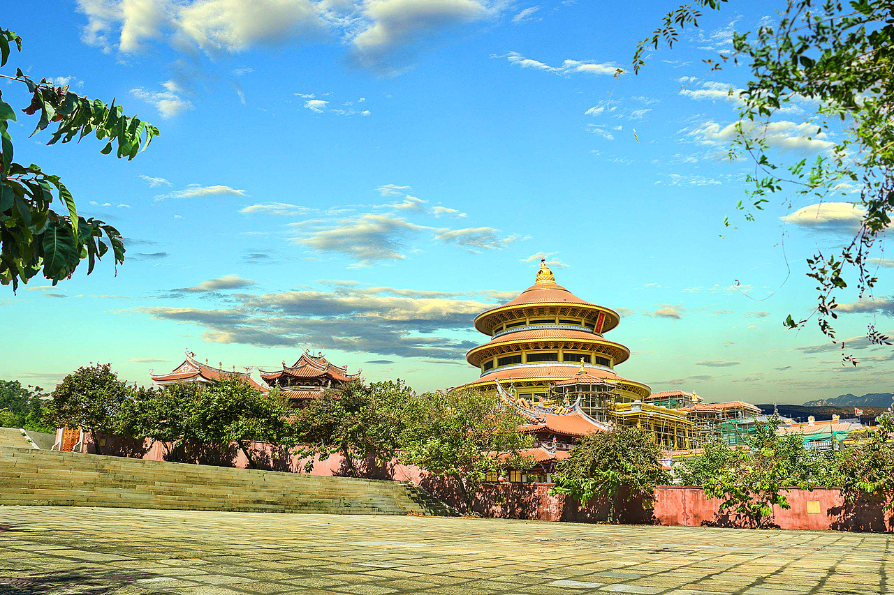 福建泉州市惠安科山公园科山寺拍摄