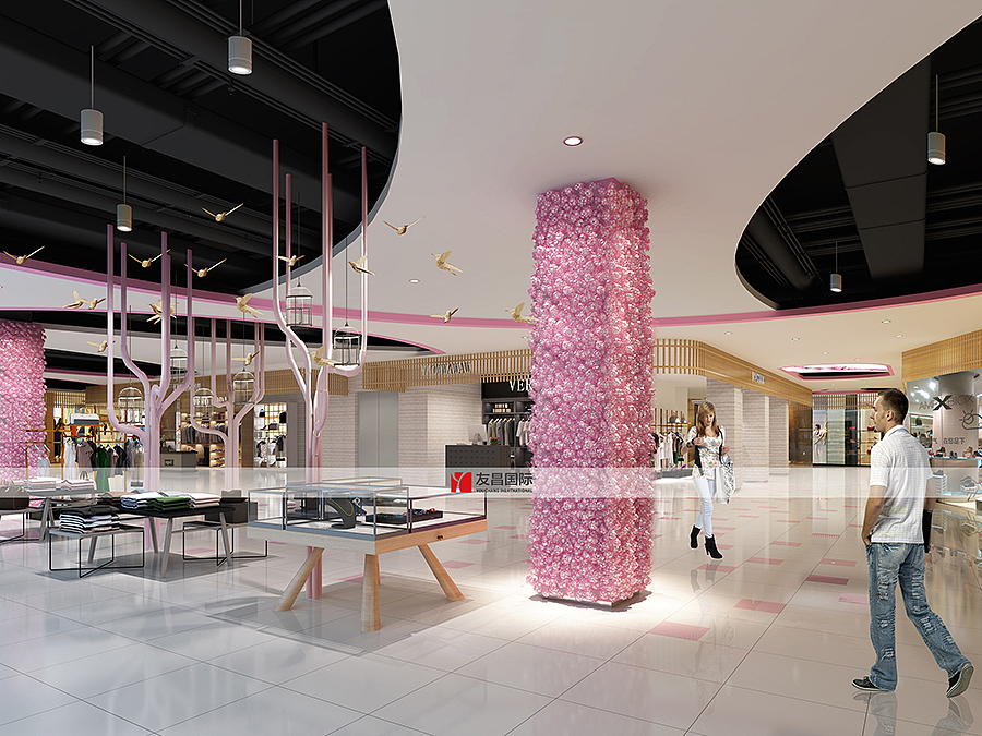 【友昌设计案例】辽阳万嘉城市广场（图ZMjA0ODY2Mzg0） - 家装设计 - 站酷设计师友昌商业设计原创素材 - 站酷ZCOOL
