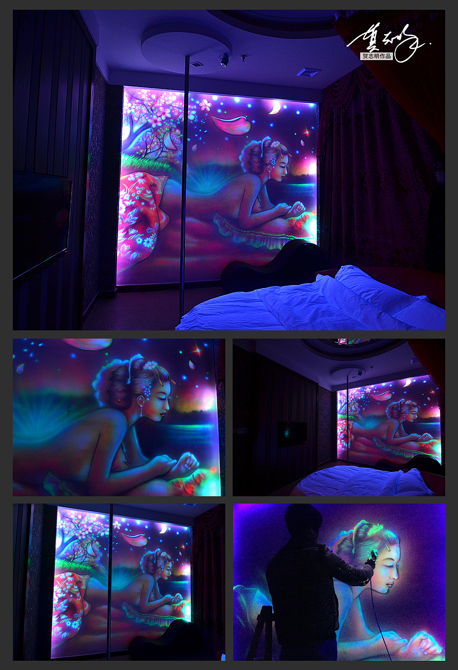 一组美女隐形画（图ZODg5OTY0NTY=） - 绘画 - 站酷设计师贺志明原创素材 - 站酷ZCOOL