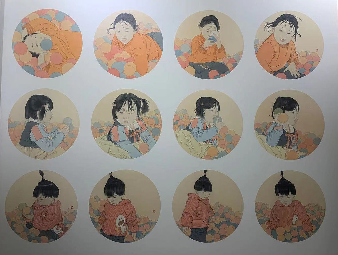 17级中国画专业毕业生作品展(易斯顿美术学院)