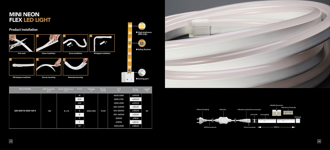 赛宁LED灯带画册