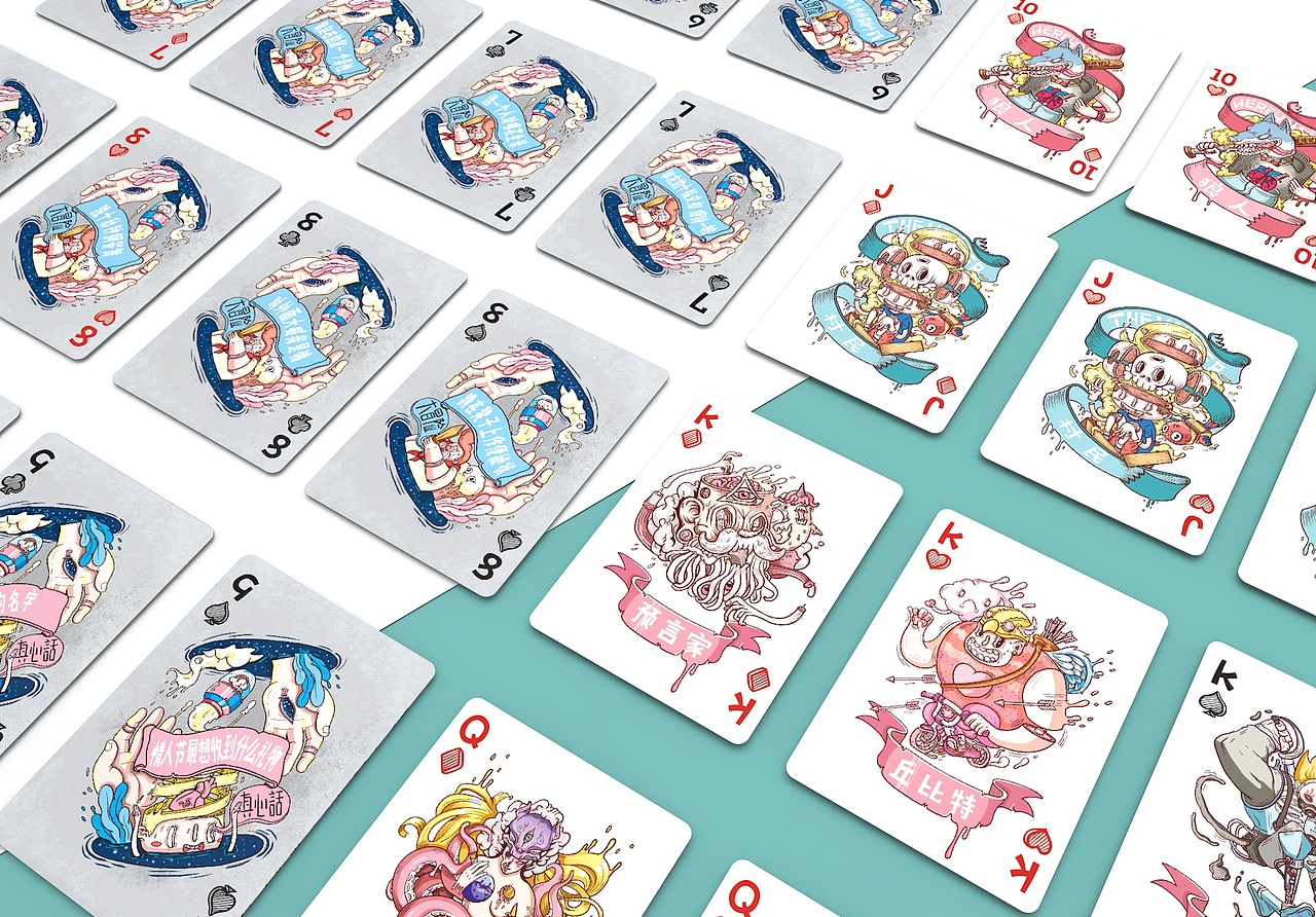 3合1扑克牌(扑克君本人X狼人X真心话大冒险)-We play cards(图ZNzg4MzI1MDg=) - 包装 - 站酷设计师With_town为之堂原创素材 - 站酷ZCOOL
