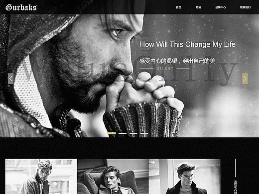 男裝網(wǎng)頁(yè)（個(gè)人主頁(yè)-ZMjQ0MDc0NjQ=） - 其他網(wǎng)頁(yè) - 站酷設(shè)計(jì)師曉小先生原創(chuàng)素材 - 站酷ZCOOL