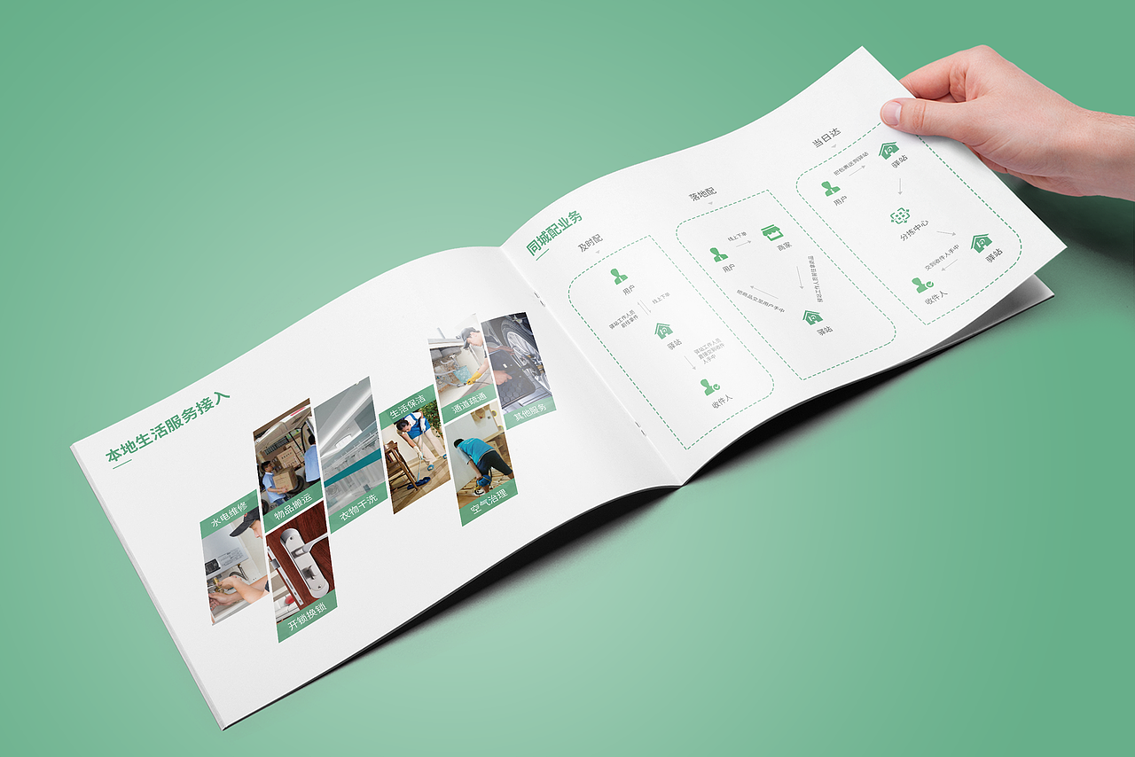 快宝驿站宣传册设计（图ZMTQyOTkzNTE2） - 书籍/画册 - 站酷设计师YJ_Design原创素材 - 站酷ZCOOL