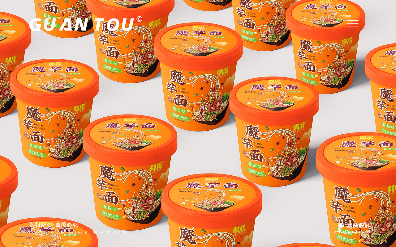 魔芋面包装设计（图ZMjM3ODI4NzQ4） - 包装 - 站酷设计师罐头品牌设计原创素材 - 站酷ZCOOL