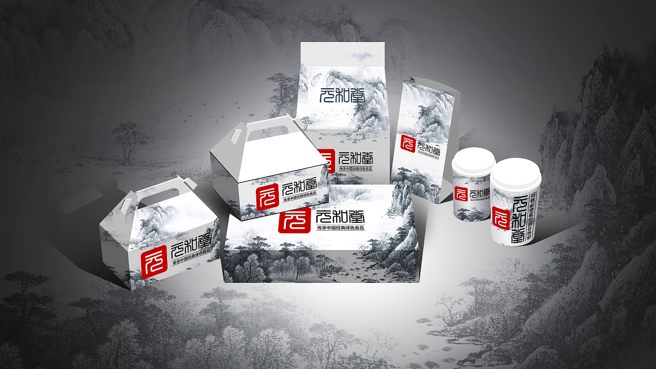 中国风的食品外包装设计|工业/产品|生活用品|摄设的mocy_原创作品