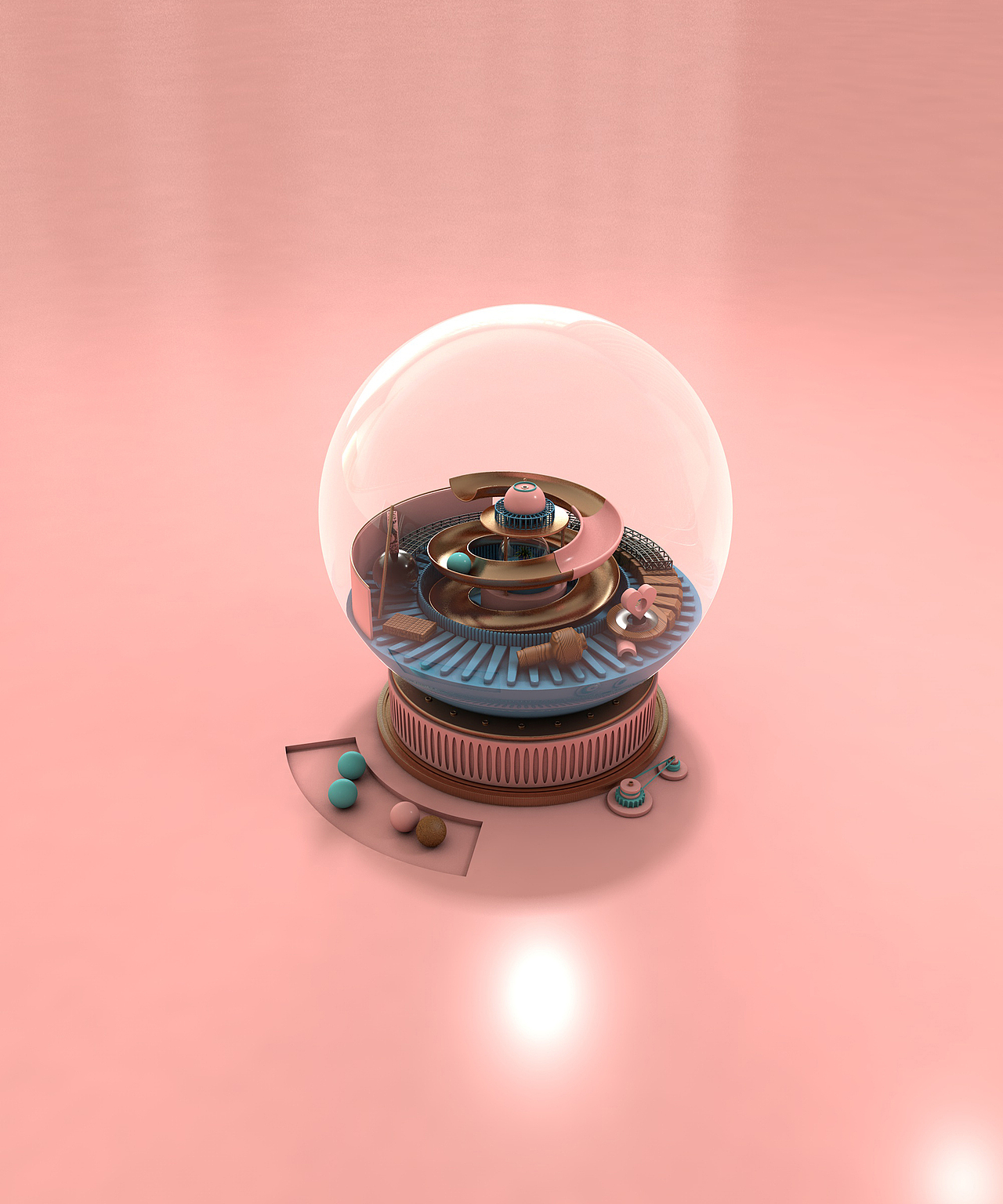 C4D/有魔法的水晶球