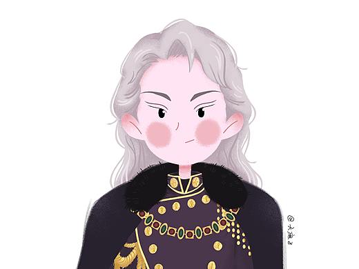 宝记98版伊丽莎白Q版（个人主页-ZMzkxOTMwNjQ=） - 创作习作 - 站酷设计师巷口李师傅原创素材 - 站酷ZCOOL