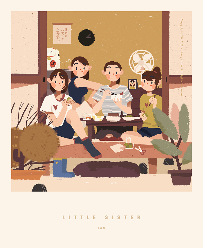 比海更深（图ZOTAyMDI0NzI=） - 商业插画 - 站酷设计师饭太稀Fan原创素材 - 站酷ZCOOL