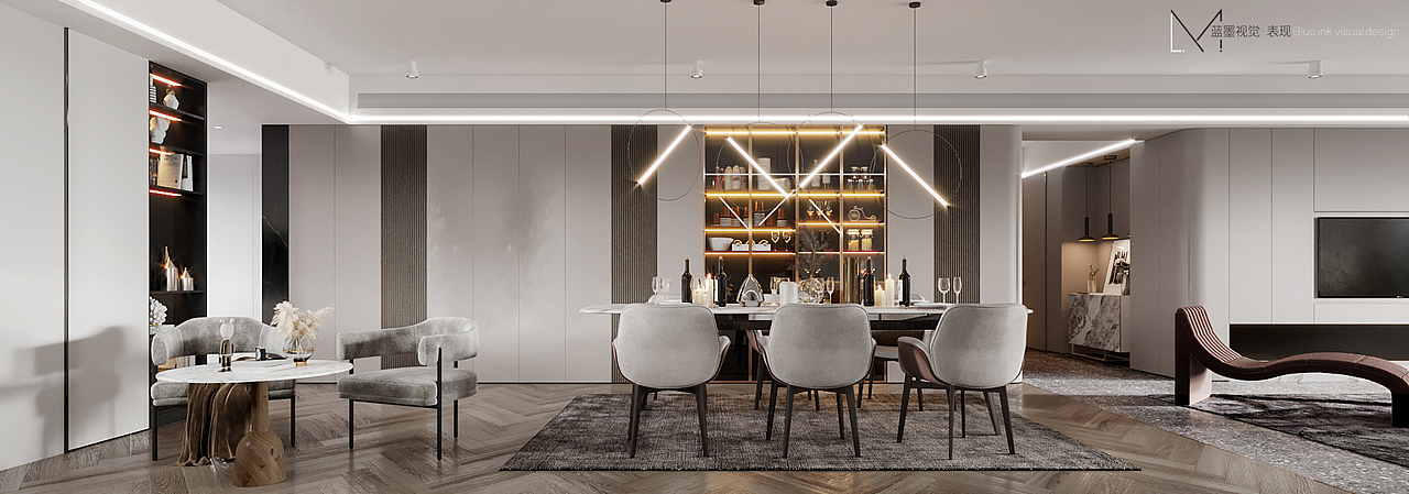 现代风格 | 蓝墨视觉（图ZMjA2NTExNzYw） - 家装设计 - 站酷设计师蓝墨视觉表现原创素材 - 站酷ZCOOL