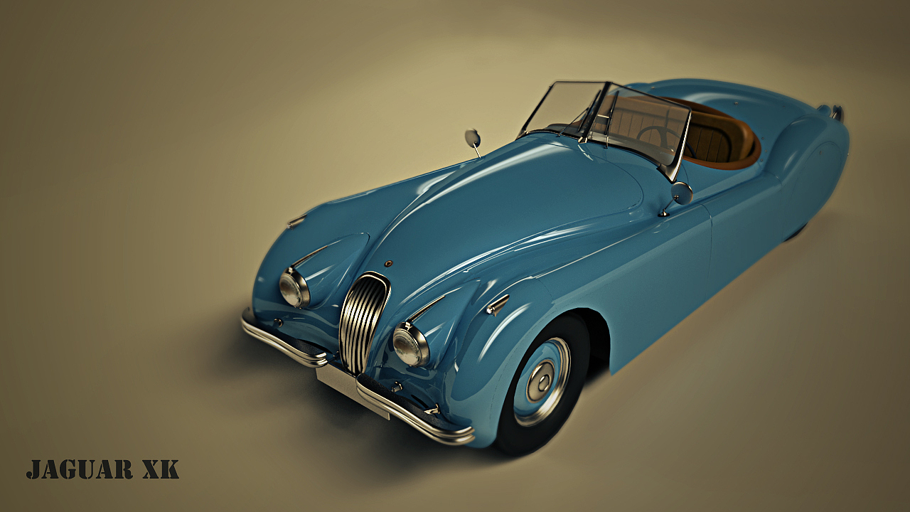 MAYA_3D模型_车_JAGUAR XK