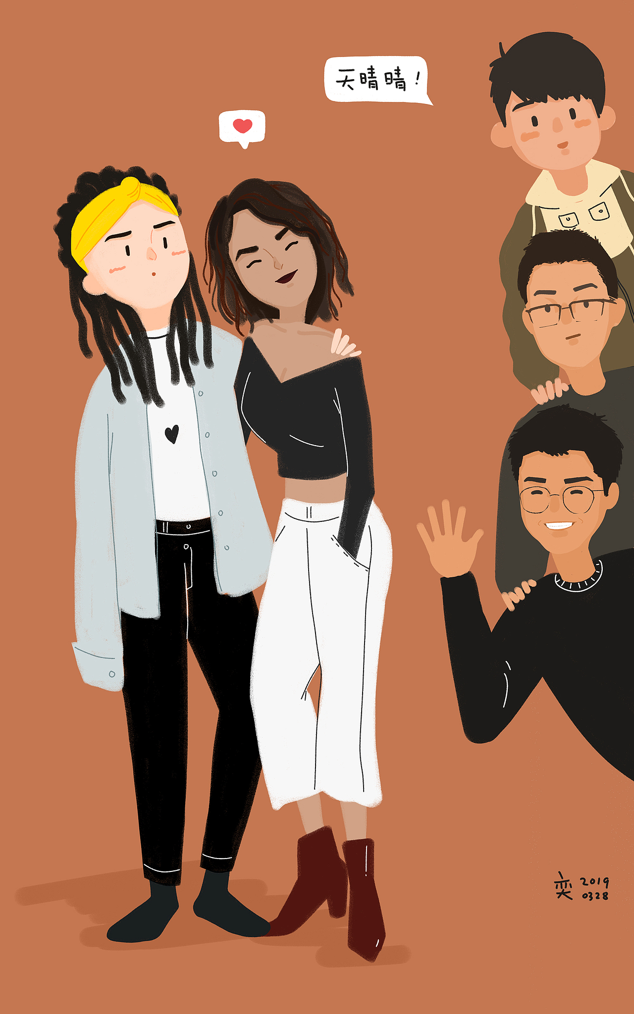 天晴晴（图ZMTYzMjQ2MDI4） - 创作习作 - 站酷设计师Astrid刘原创素材 - 站酷ZCOOL