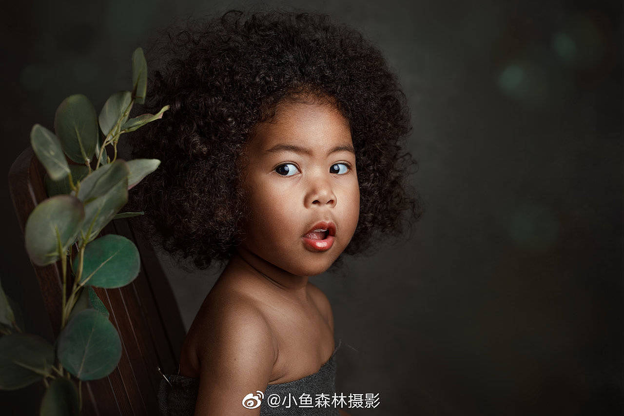油画肖像 儿童