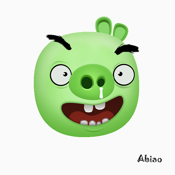 愤怒的小鸟鼠绘捣蛋猪