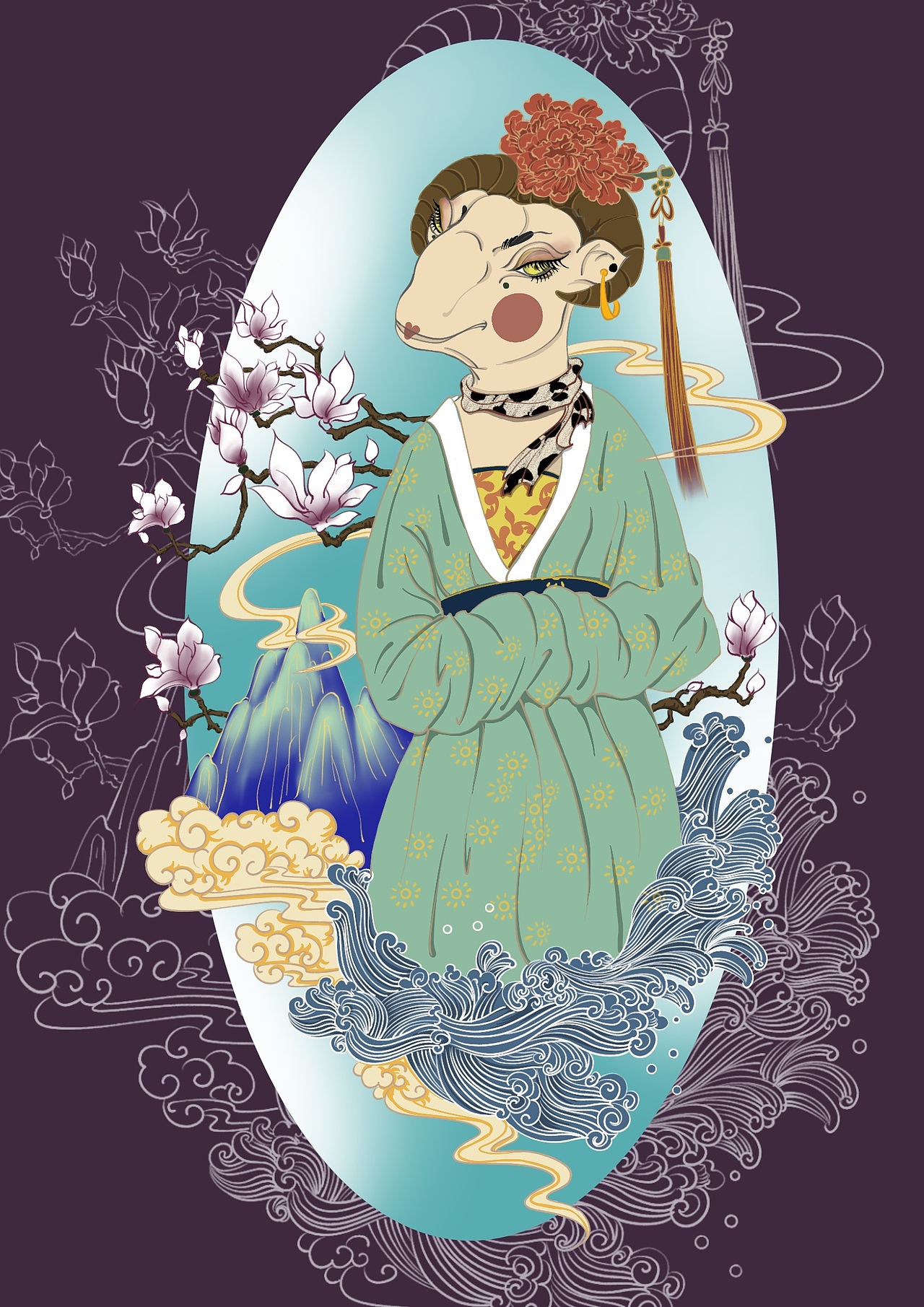 国潮《守岁神》 十二生肖（图ZMjM1ODgwMDgw） - 新锐潮流插画 - 站酷设计师PAOP0原创素材 - 站酷ZCOOL