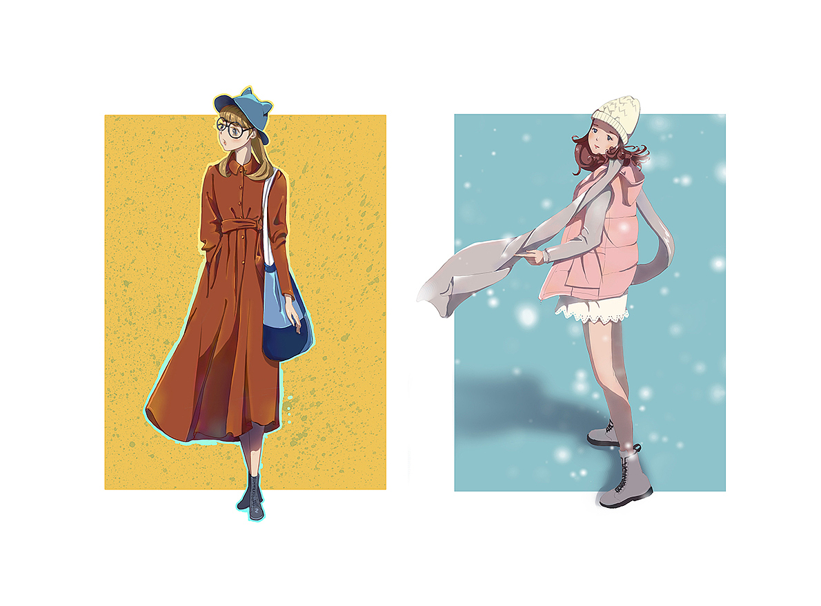 女孩儿们（图ZMTQzNDYyNzcy） - 创作习作 - 站酷设计师Jerry艳原创素材 - 站酷ZCOOL