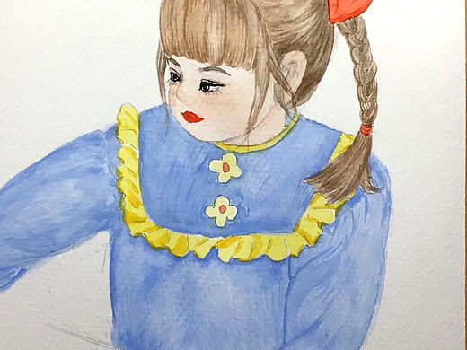每天都要坚持练习#水彩插画