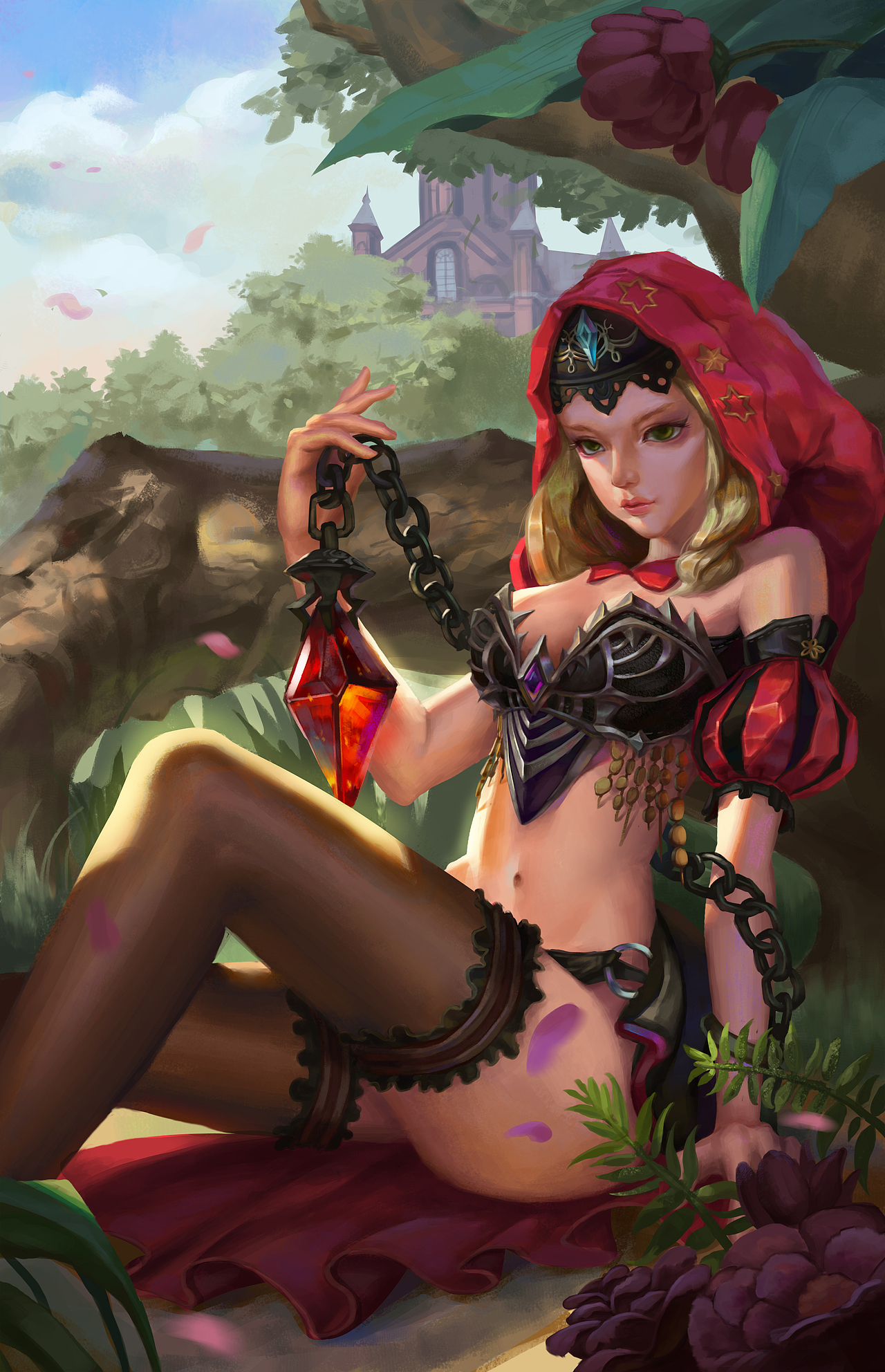 奥丁领域同人cg数绘插画---战乙女 薇儿薇特（图ZNjg3NDQyMDA=） - 游戏原画 - 站酷设计师mimimaomimi原创素材 - 站酷ZCOOL