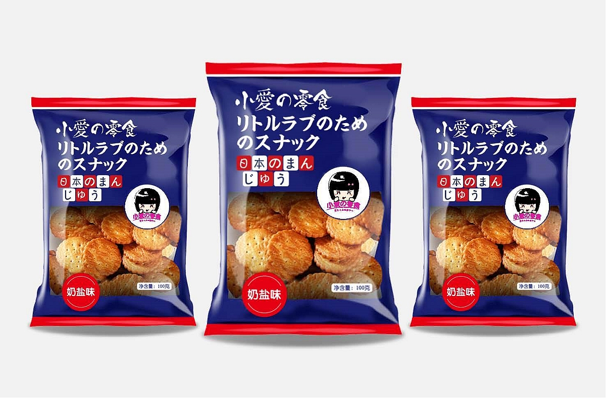 巨灵设计:小爱的零食包装设计