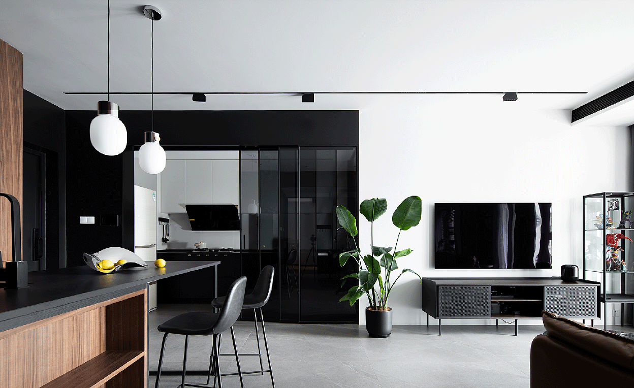 胡桃木 酷感黑白的随性不羁