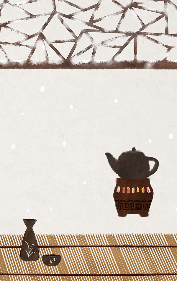 【古诗配图】冬季雪景——水墨中国风插画（图ZOTk1ODA3NDQ=） - 创作习作 - 站酷设计师石家小鬼原创素材 - 站酷ZCOOL