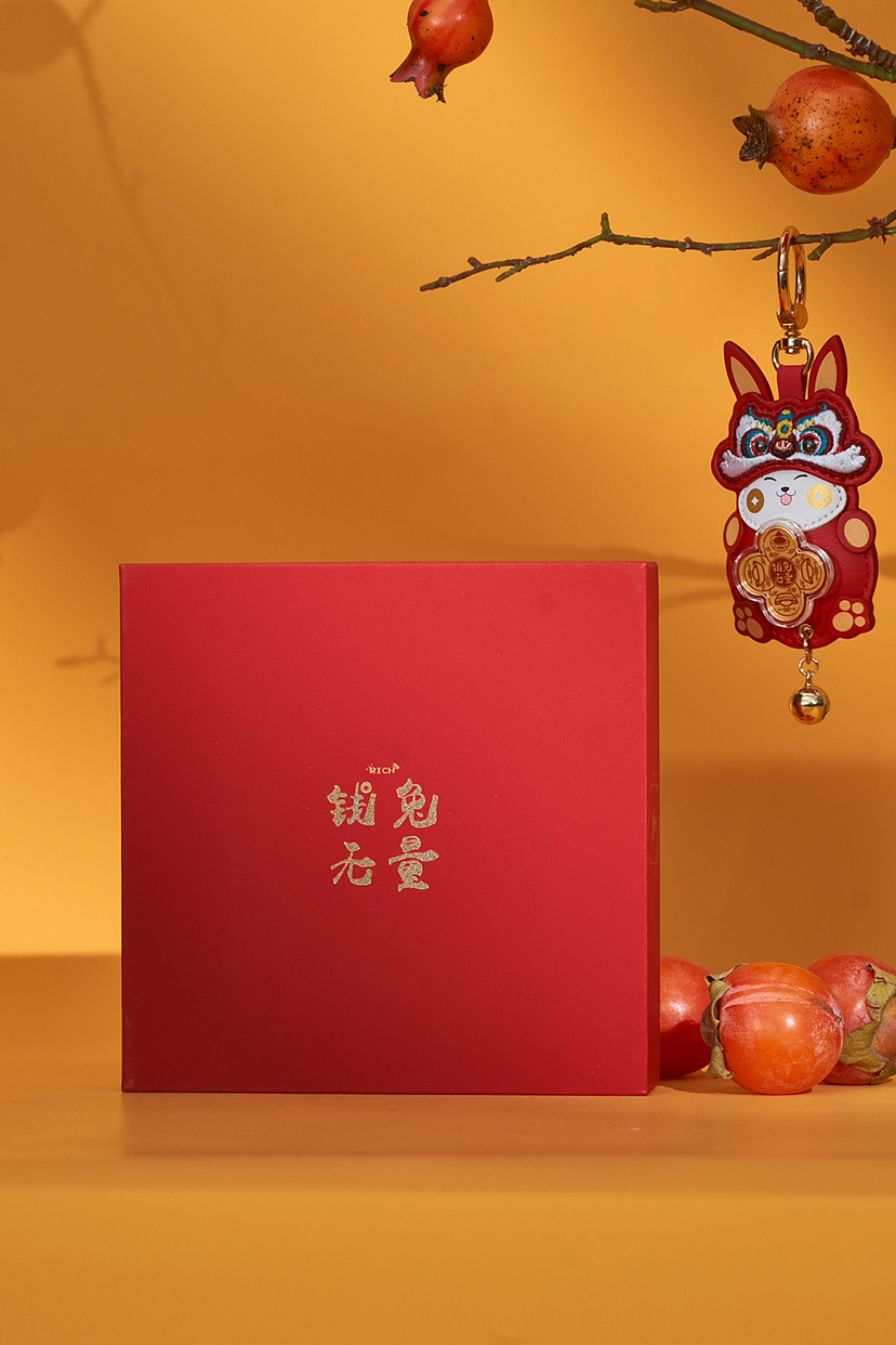 钱兔无量-刺绣生肖兔黄金挂件（图ZMzIwMjAzOTk2） - 其他手工艺 - 站酷设计师银与奥鑫福金银礼原创素材 - 站酷ZCOOL