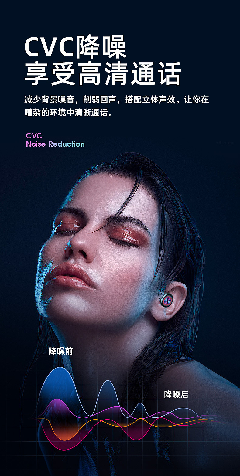 蓝牙耳机详情页（图ZMjU0NDU4ODg0） - 产品 - 站酷设计师宽油竹鼠原创素材 - 站酷ZCOOL