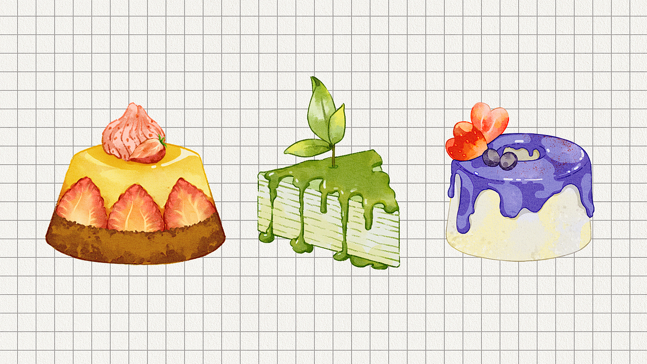 蛋糕合集（圖ZMjU1MjI3ODYw） - 創(chuàng)作習(xí)作 - 站酷設(shè)計(jì)師啵彼原創(chuàng)素材 - 站酷ZCOOL