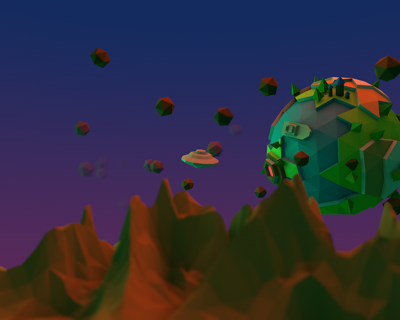 C4D练习与临摹合辑（图ZOTYyMjczODQ=） - 场景 - 站酷设计师严慎原创素材 - 站酷ZCOOL