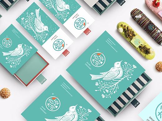 大仓可颂烘焙行业LOGO设计