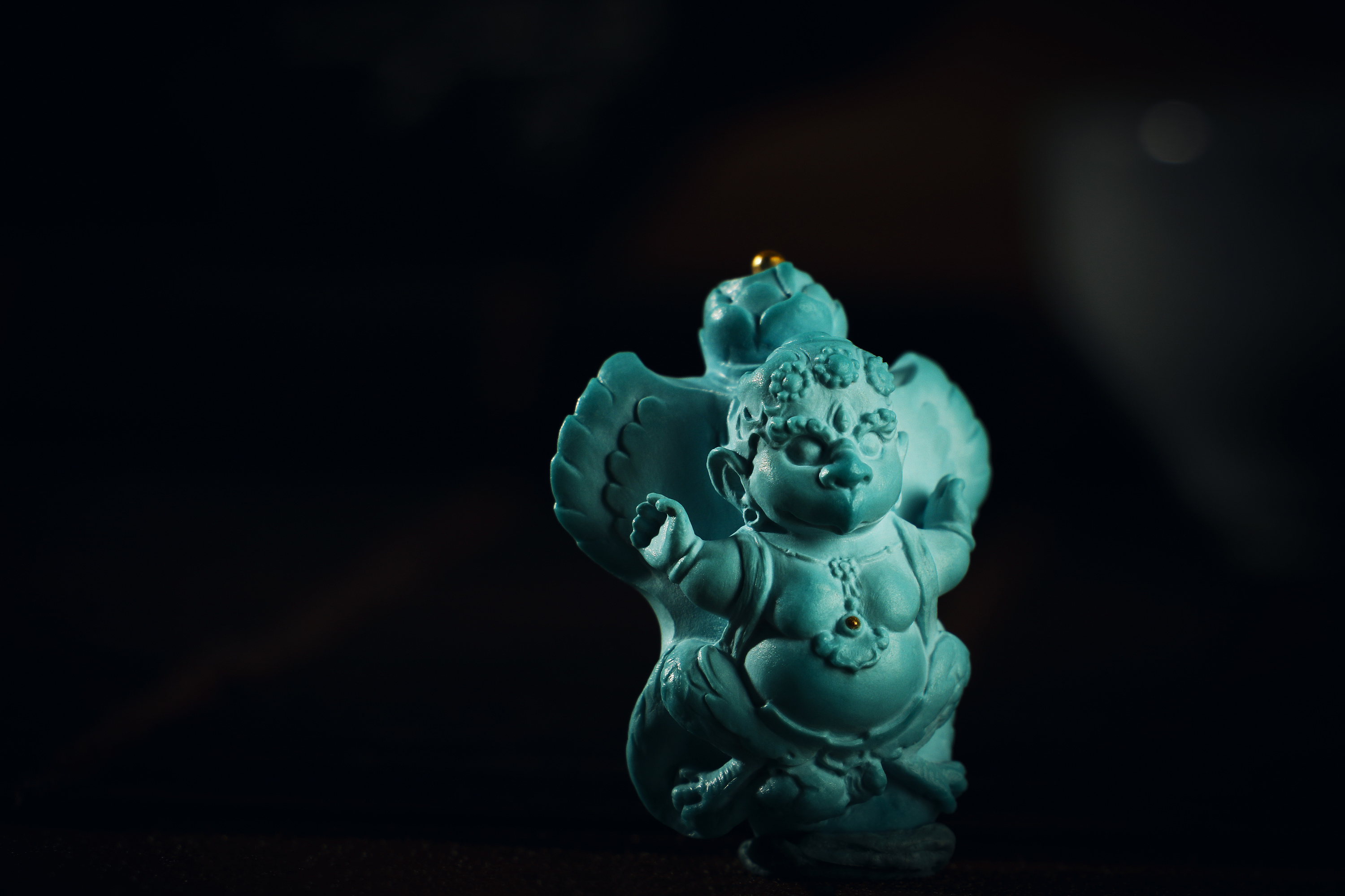 爱盘玩绿松石雕刻-大鹏金翅鸟|手工艺|工艺品设计|爱盘玩 - 原创作品