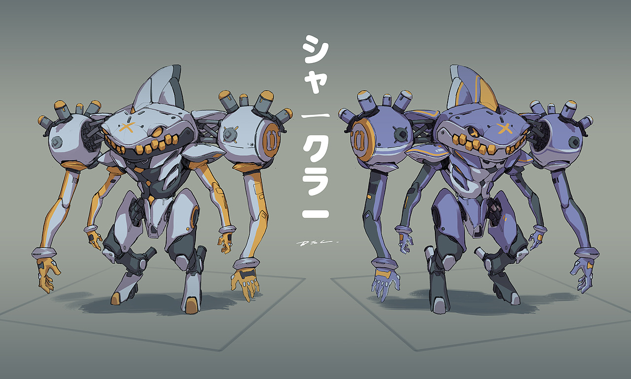 鲨鱼辣椒|插画|游戏原画|dslart_原创作品-站酷zcool