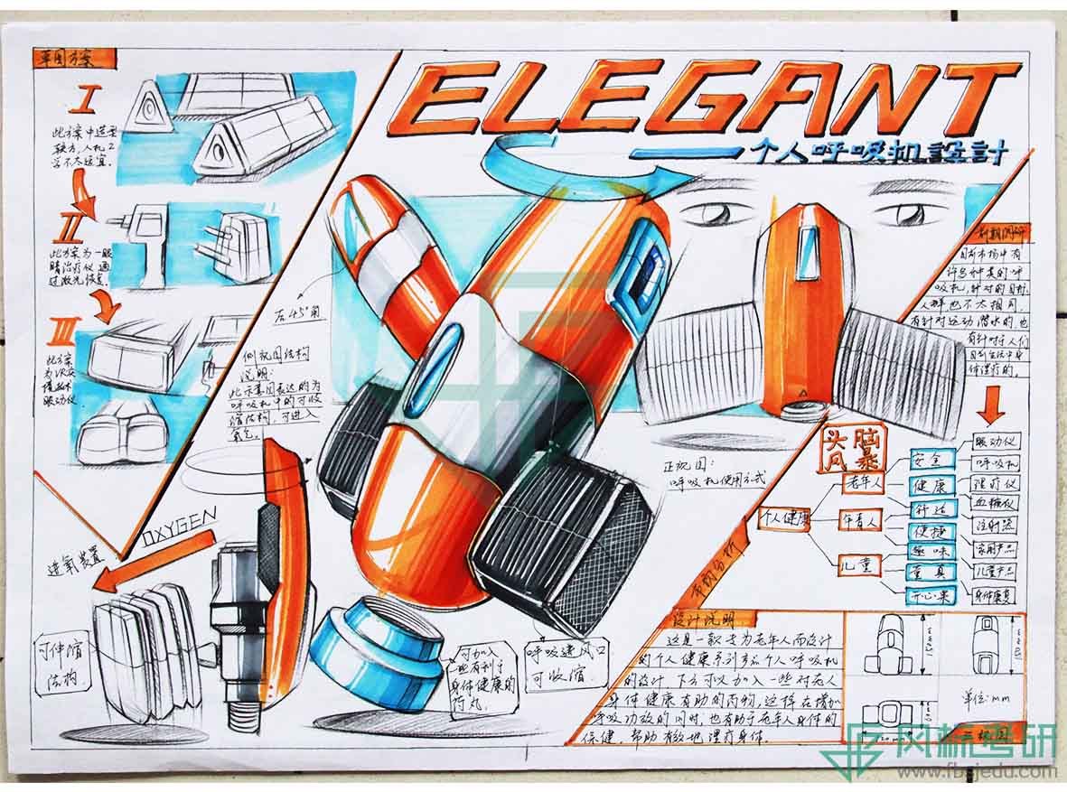 工业设计考研手绘—优秀快题手绘作品5