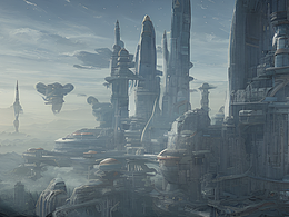 #站酷夢筆#科幻 場景 搭建 競技