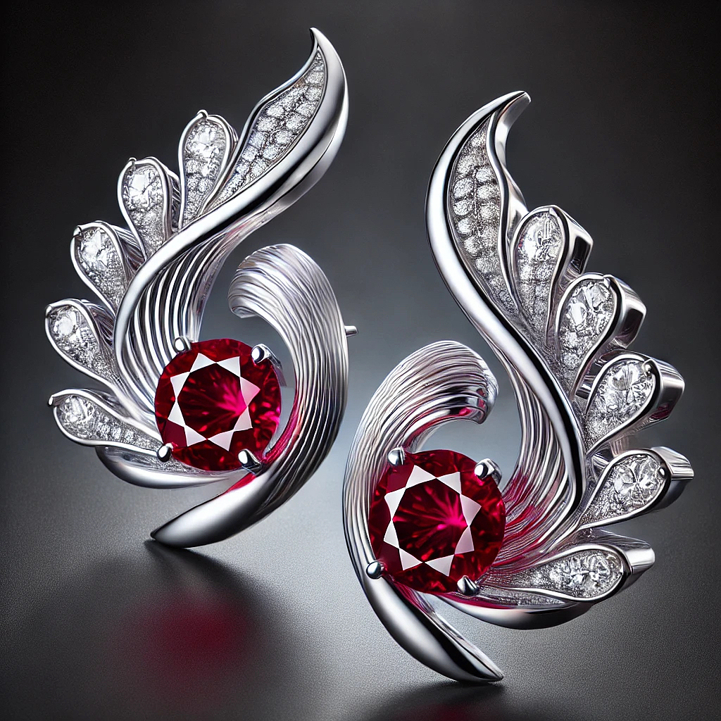 鸿运当头，锦鲤跃耳（纯设计）（图ZMzc2MDkxMzU2） - 首饰设计 - 站酷设计师猫朵设计原创素材 - 站酷ZCOOL