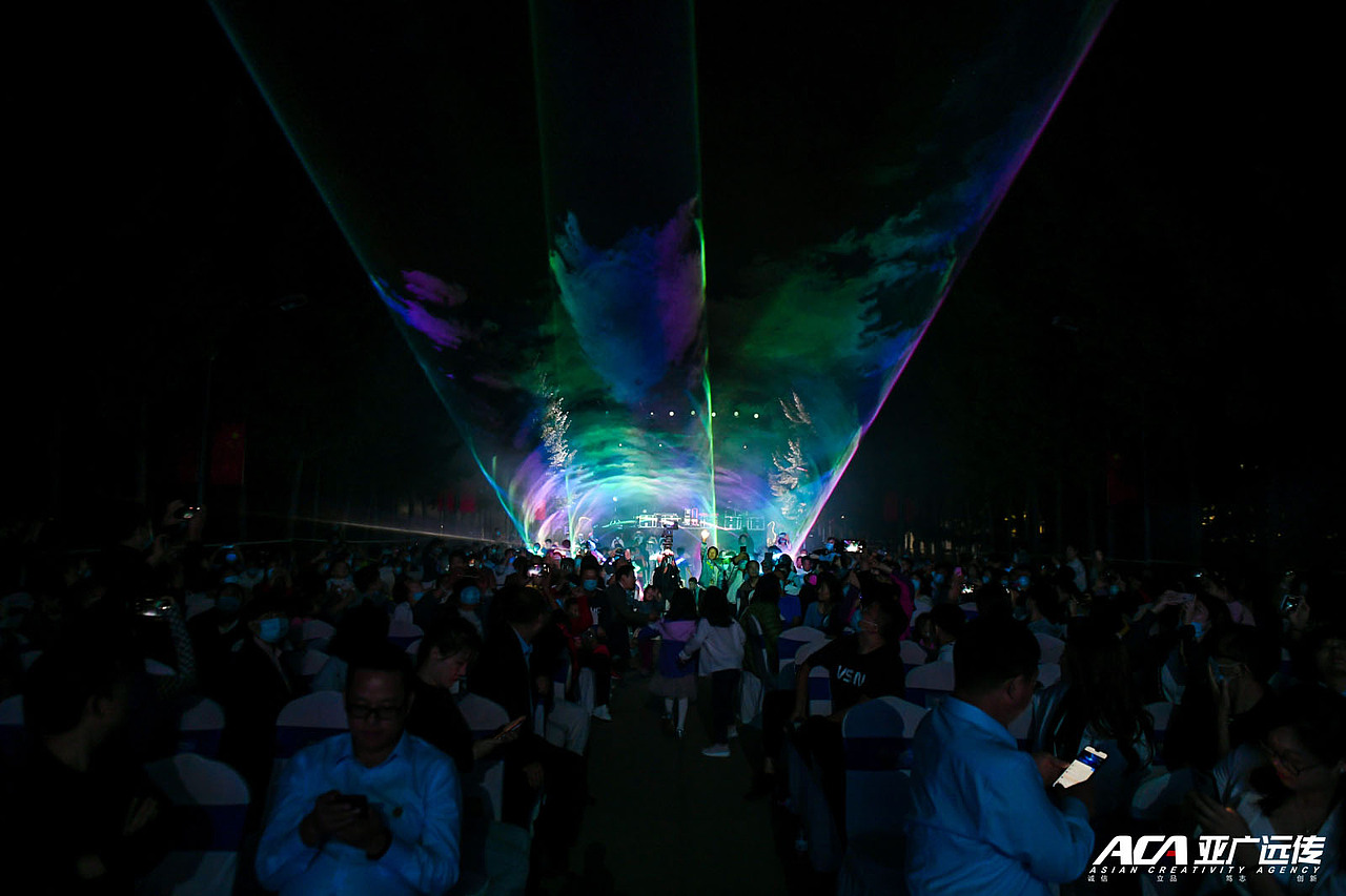 7D极光秀暨绿城蘭园美好亦如蘭生活发布盛典（图ZMjM0Mzg4ODg4） - 舞台美术 - 站酷设计师ACA亚广远传原创素材 - 站酷ZCOOL