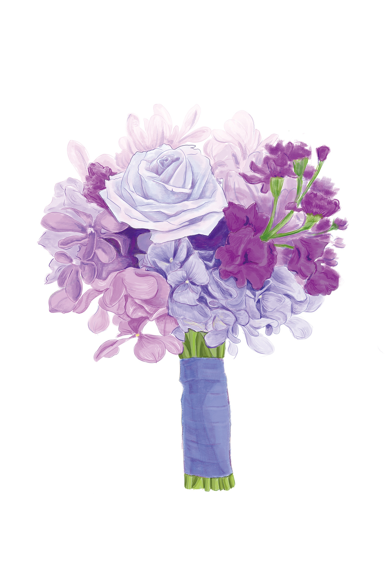 手捧花(数位板)