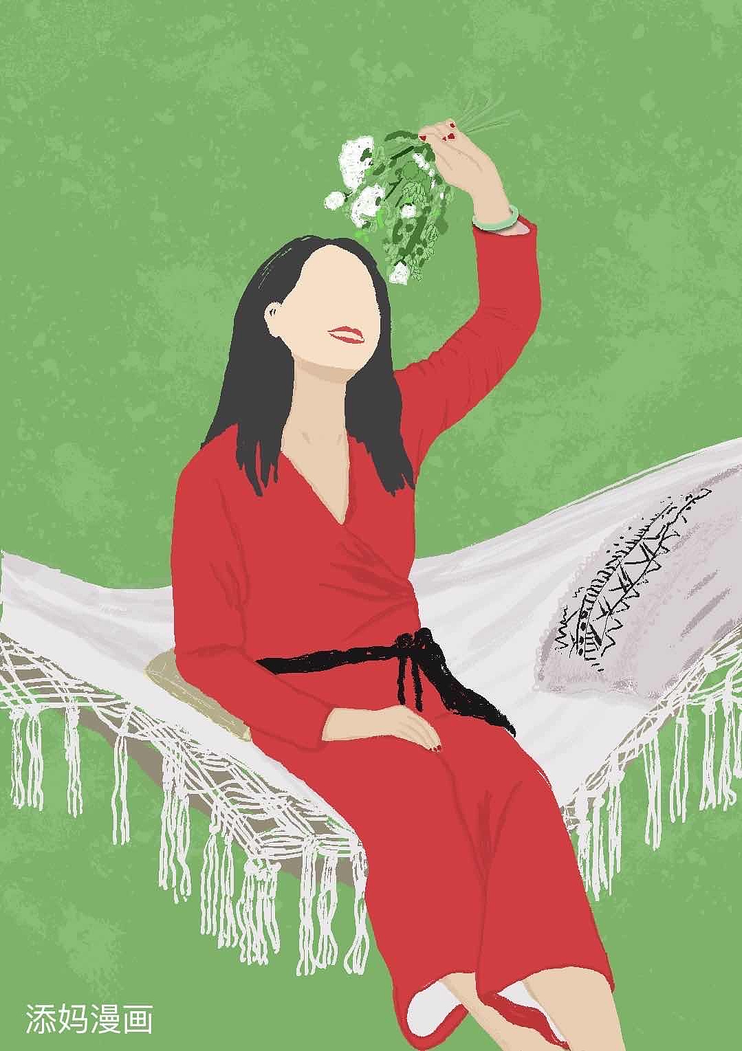 夏日（图ZMjEzNzEzODcy） - 创作习作 - 站酷设计师添妈漫画原创素材 - 站酷ZCOOL