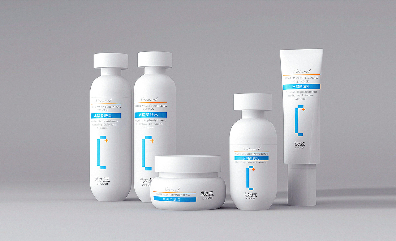 chucui-药妆品牌化妆品包装风格设计