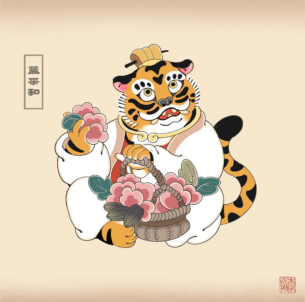 八虎过海（图ZMjg5MjE5MTA0） - 艺术插画 - 站酷设计师胖玥原创素材 - 站酷ZCOOL