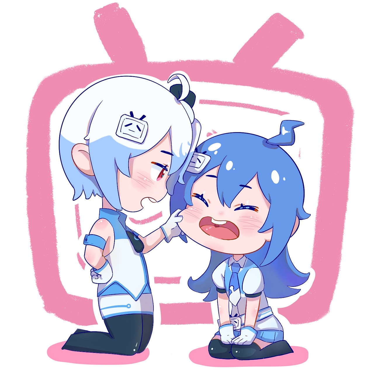 b站同人2233娘（图ZMjY0MjEyNzMy） - 商业插画 - 站酷设计师糯糯米仙儿原创素材 - 站酷ZCOOL