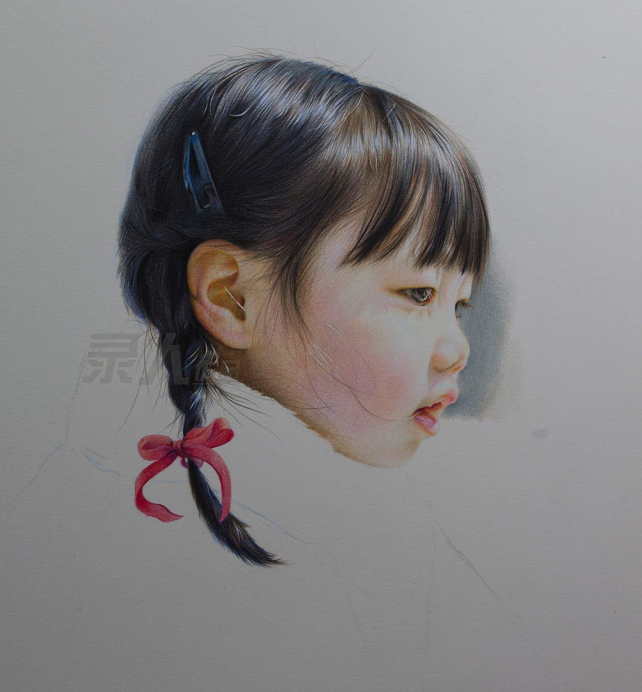 《麻花辫女孩》（图ZMTExNTc3NzY0） - 绘画 - 站酷设计师范晓杰原创素材 - 站酷ZCOOL