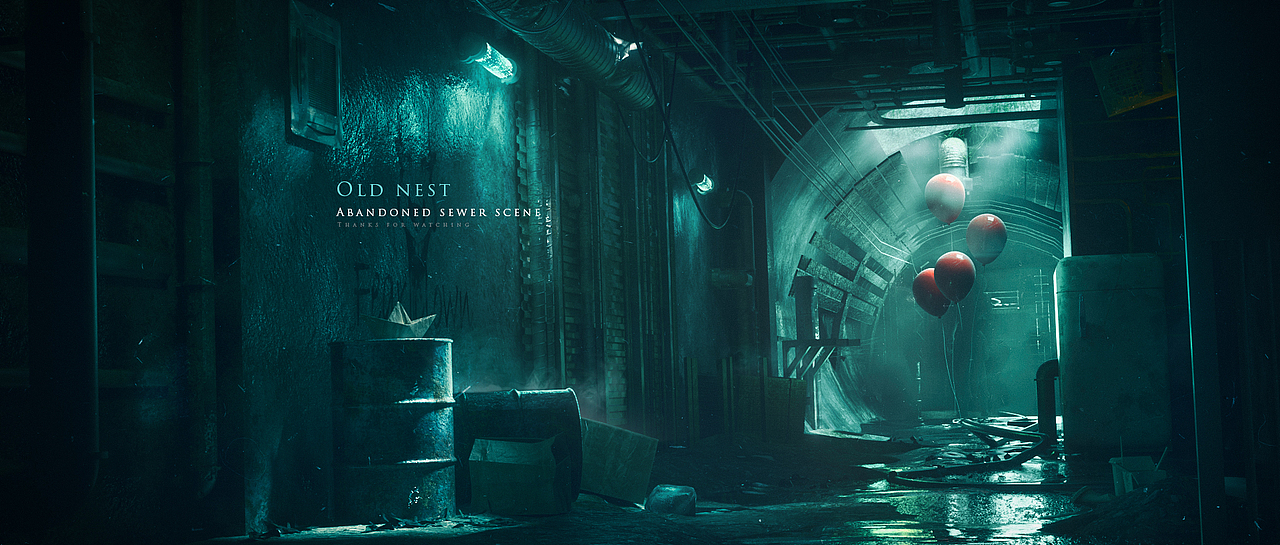 Momentor 毕设《小丑回魂》风格图（图ZMjEzNjc1ODQ0） - 场景 - 站酷设计师子存原创素材 - 站酷ZCOOL