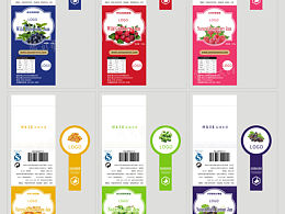 果醬包裝140g包裝設(shè)計(jì)藍(lán)莓蔓越莓樹莓黑加侖天然健康