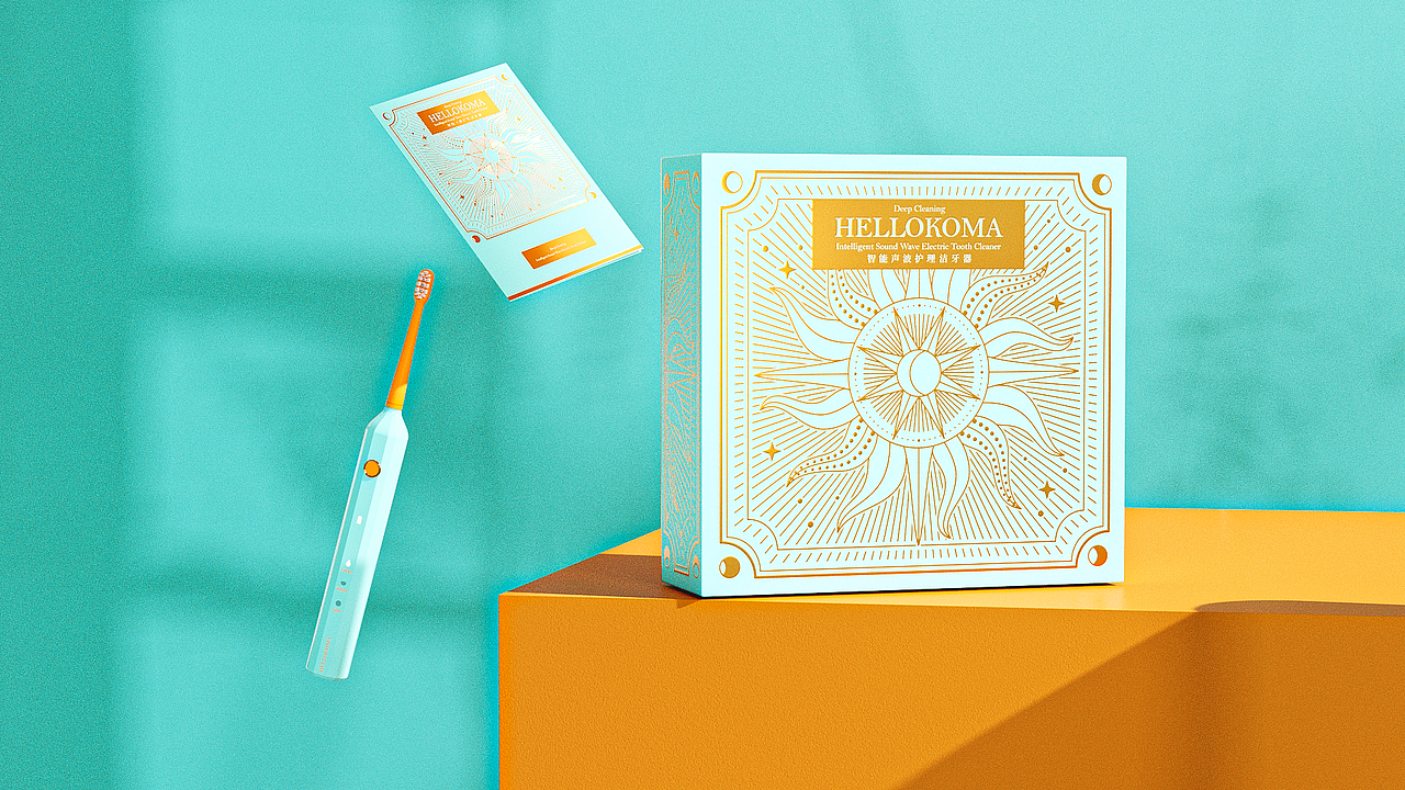 森度品牌 X 萌嗨马 | 智能声波护理洁牙器包装