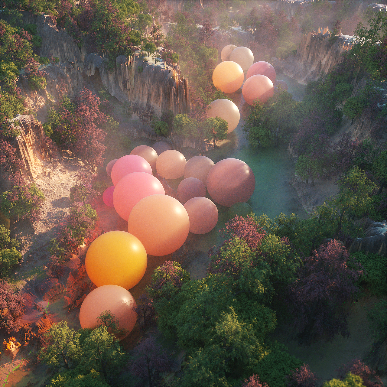 C4D_everydays render-- August 2017（图ZOTAzMDkyMDg=） - 其他三维 - 站酷设计师okianyumi原创素材 - 站酷ZCOOL