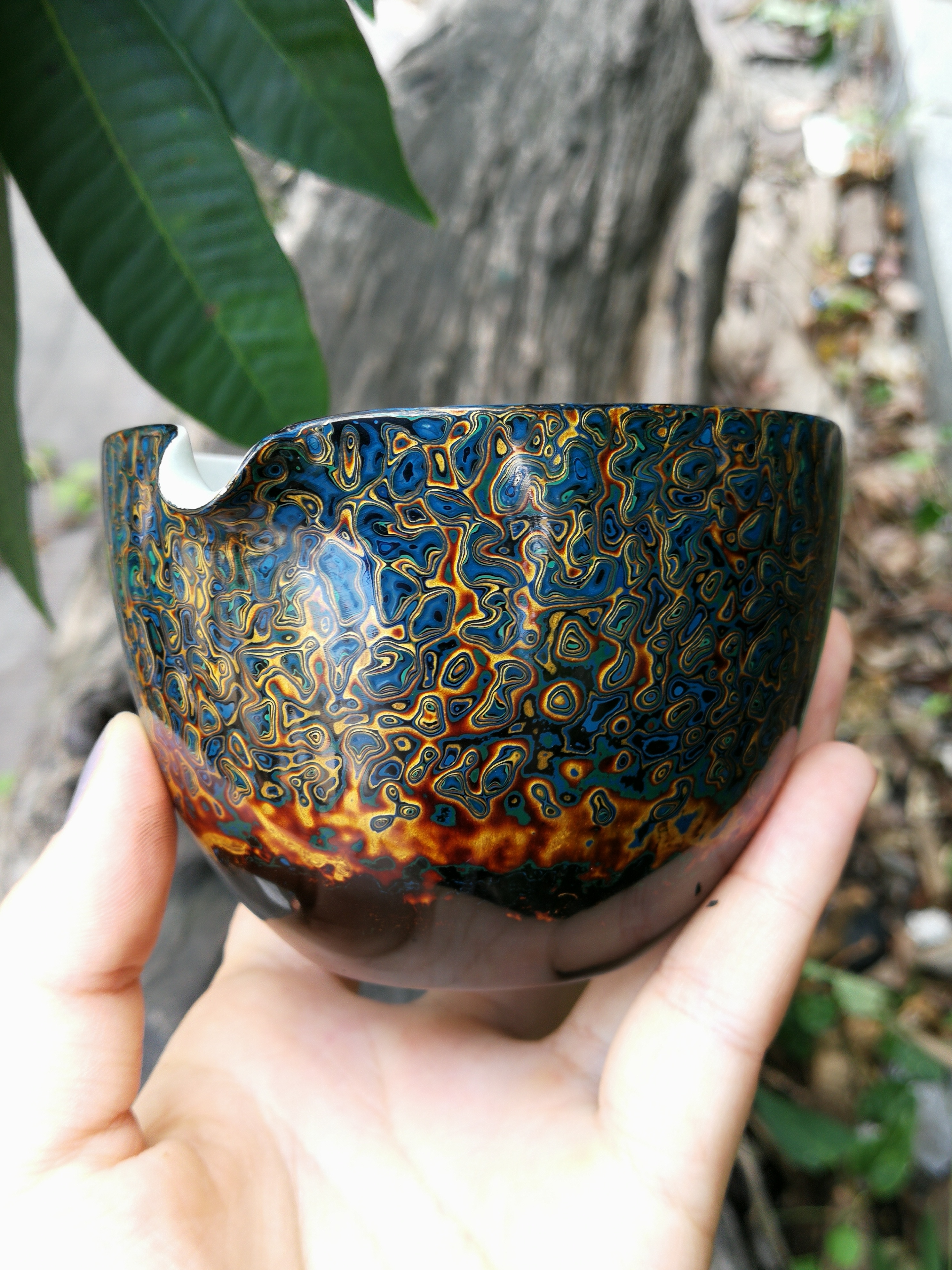 【漆陶新品】犀皮公道