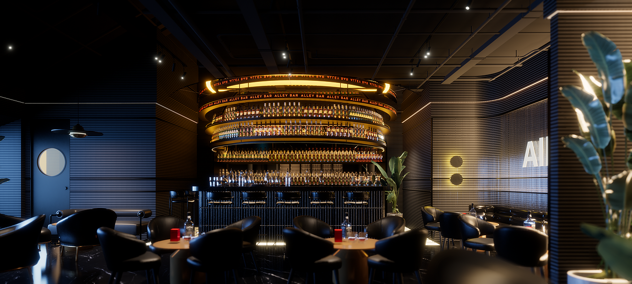 原创新案 Aelly酒吧（图ZMzU5OTM2NzM2） - 商业空间设计 - 站酷设计师Jason193原创素材 - 站酷ZCOOL