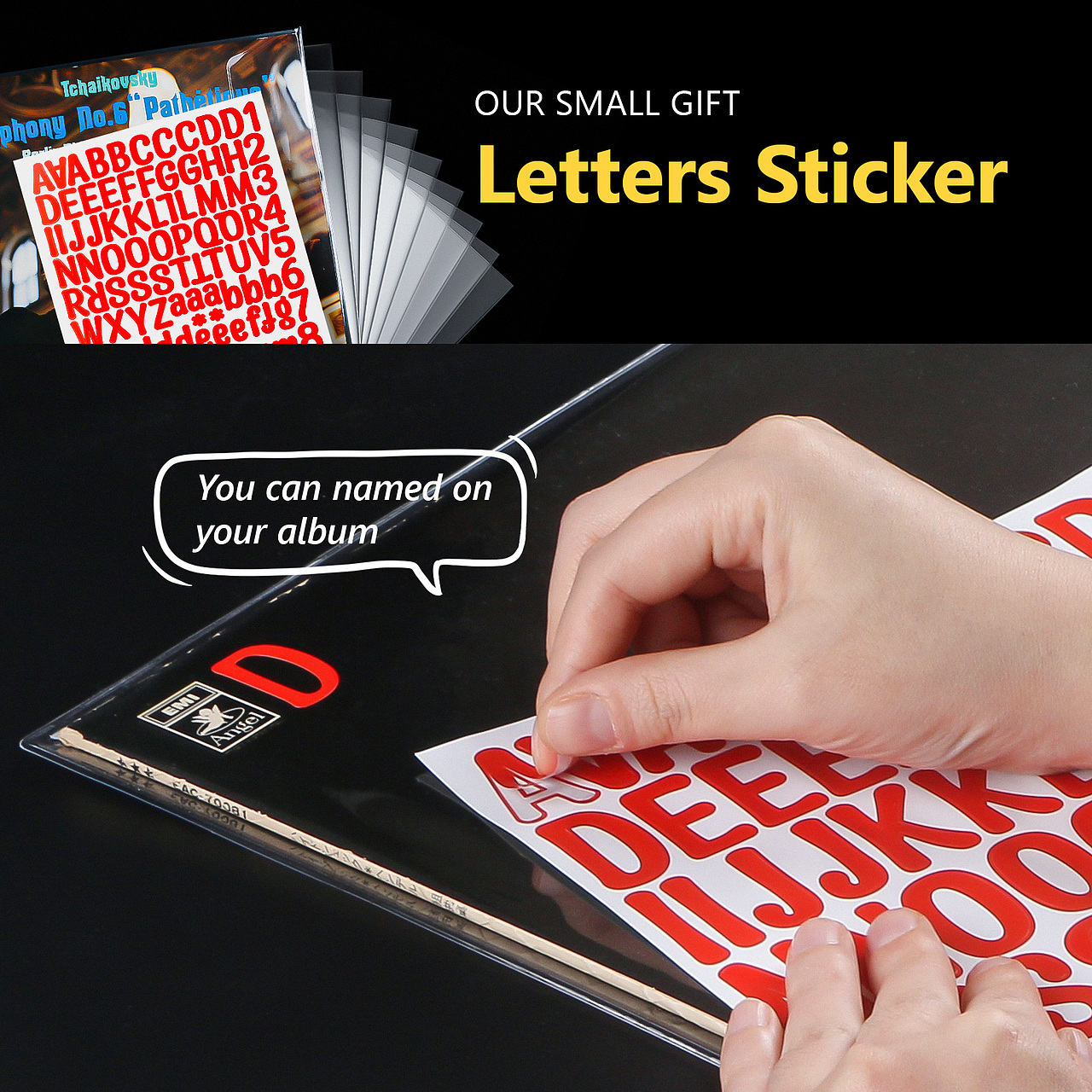 黑胶唱片袋-透明