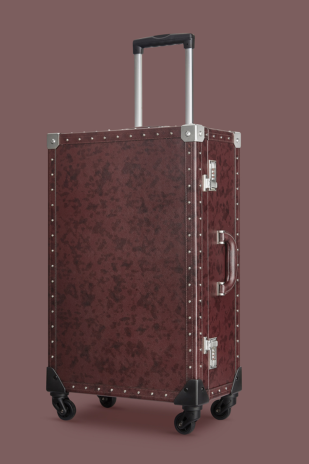 复古PC箱铝合金拉杆箱拍摄旅行箱行李箱拍摄广告拍摄